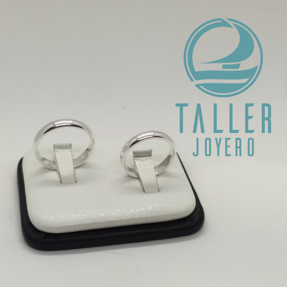 Argollas Corte Ingles 4mm 01 -001 tallerjoyero.cl