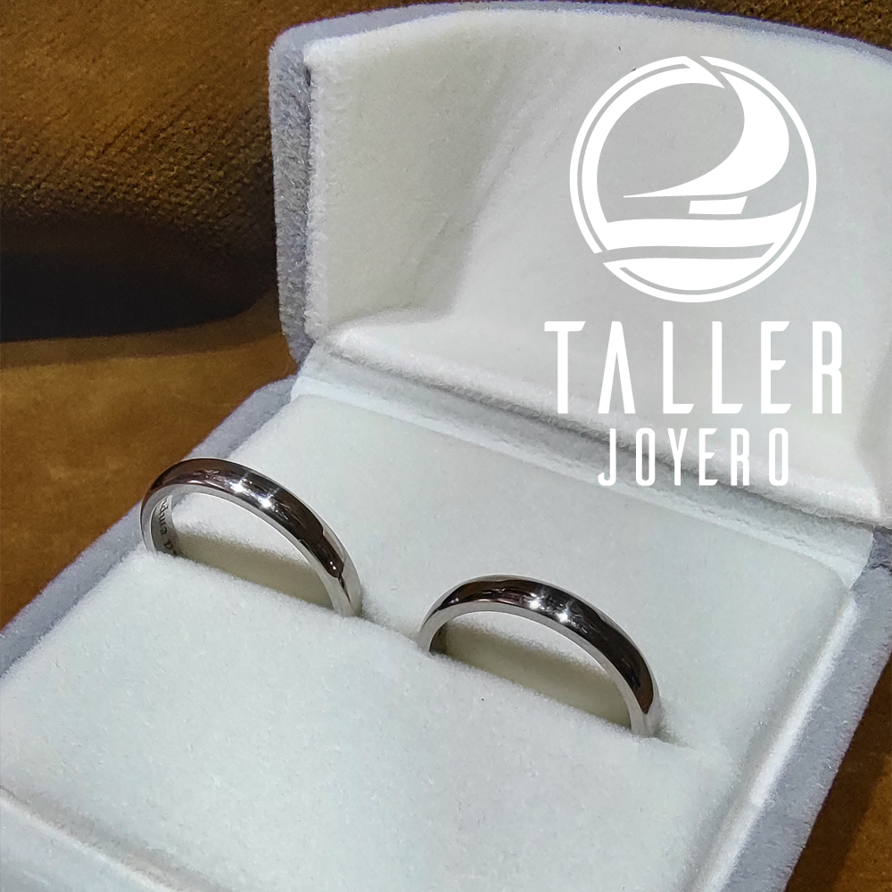 Argollas Oro Blanco Corte Ingles 01 3mm 01 -004 tallerjoyero.cl