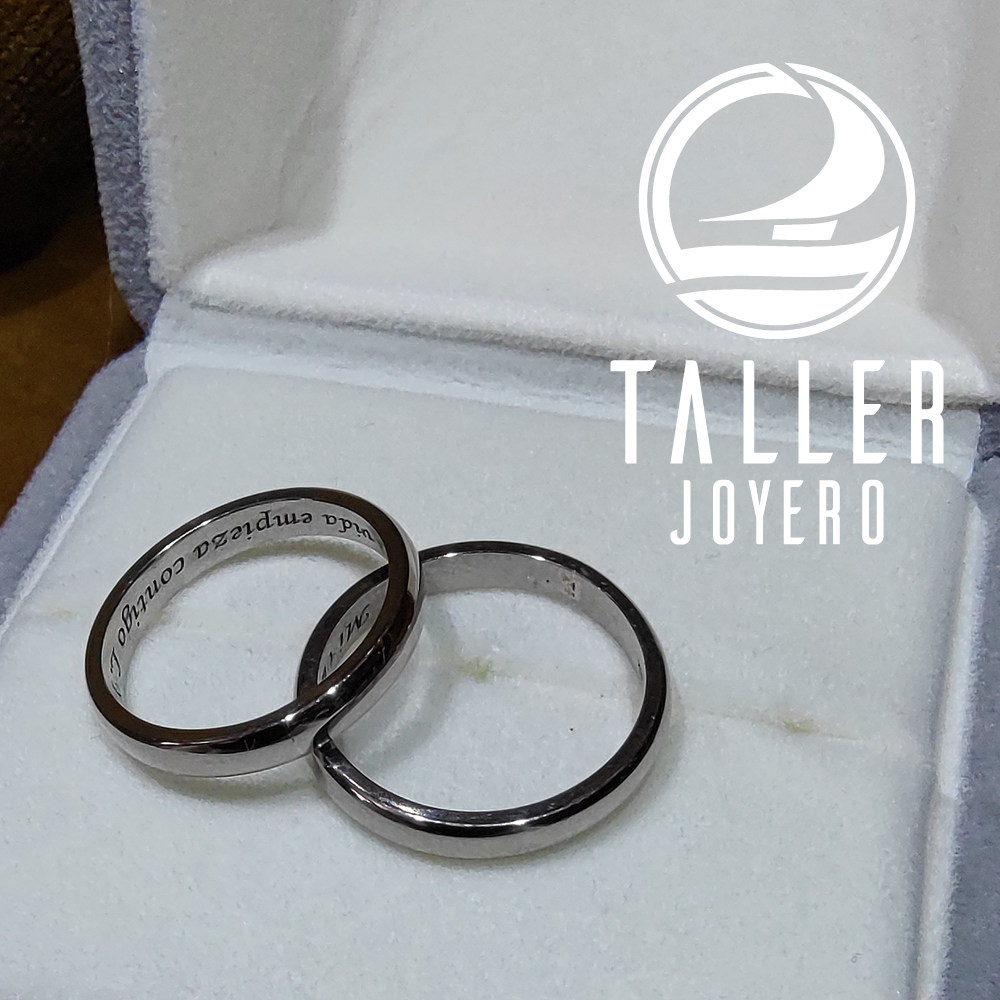 Argollas Oro Blanco Corte Ingles 01 3mm 01 -005 tallerjoyero.cl