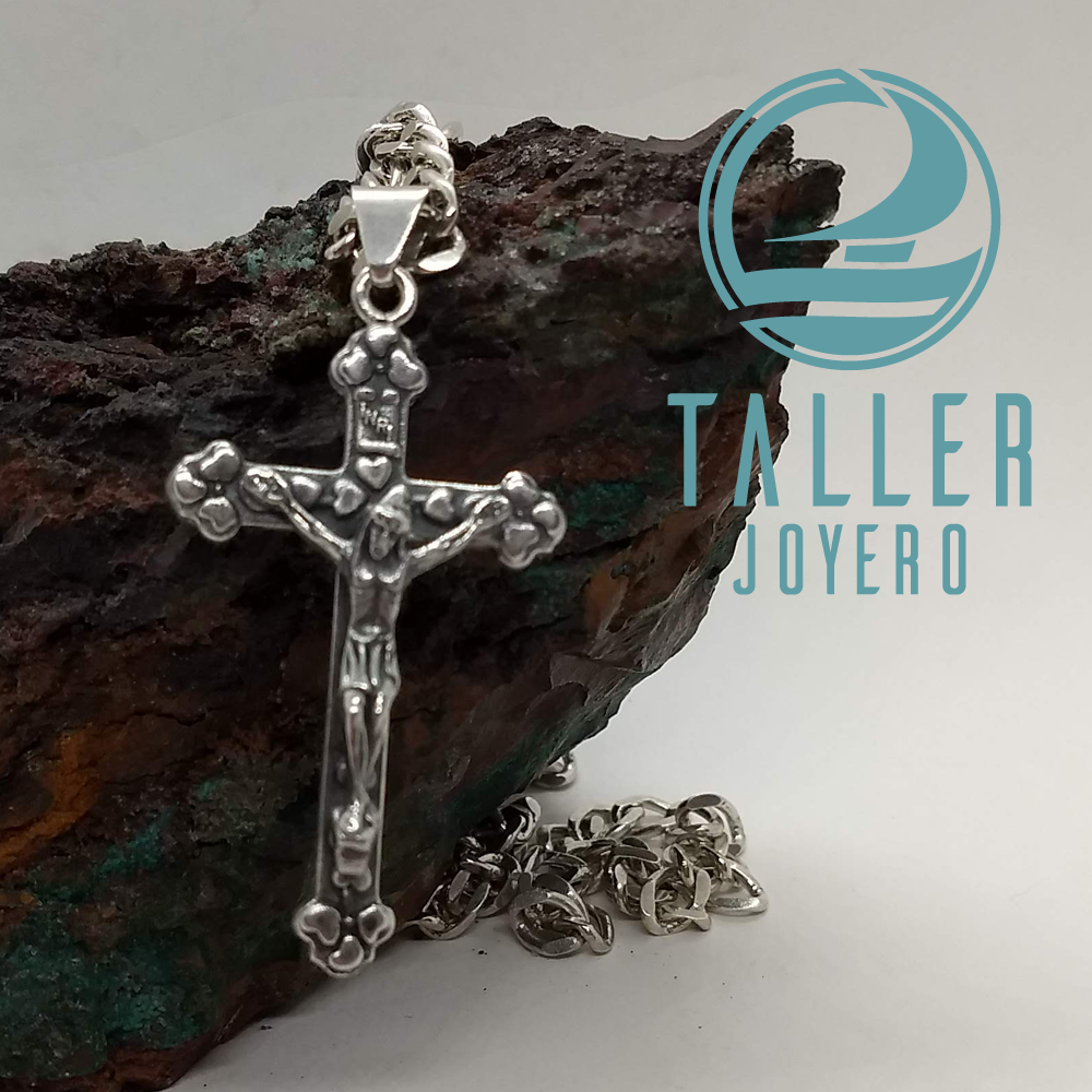 Cruz Plata Tradicional 01 -001 tallerjoyero.cl
