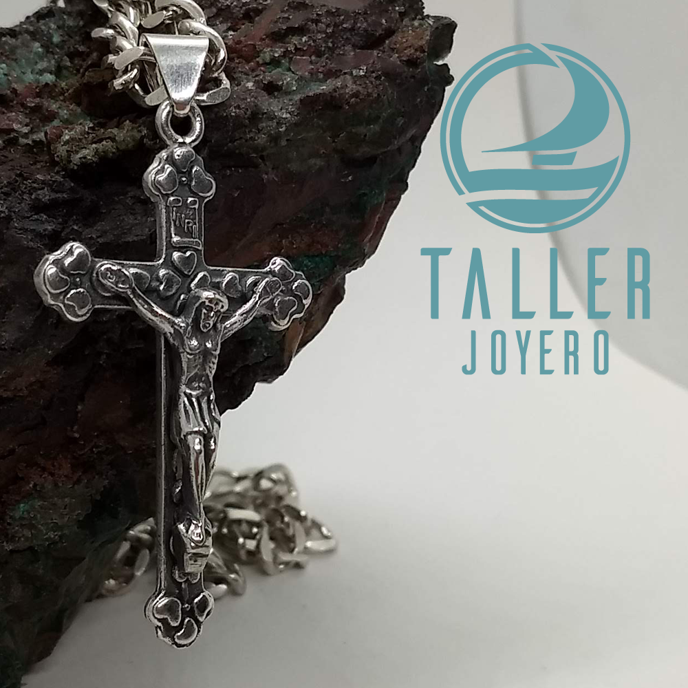 Cruz Plata Tradicional 01 -002 tallerjoyero.cl
