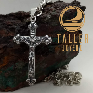 Cruz Plata Tradicional 01 -003 tallerjoyero.cl