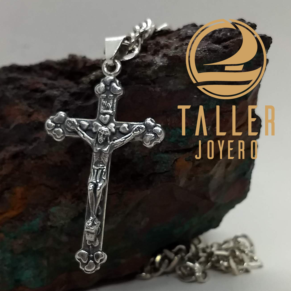 Cruz Plata Tradicional 01 -005 tallerjoyero.cl