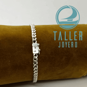 Pulsera barbada plata 950 PL-015-001