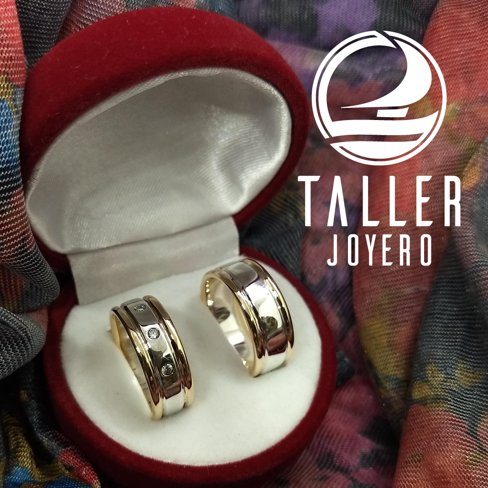 Argollas Plata Oro 03 -001 tallerjoyero.cl