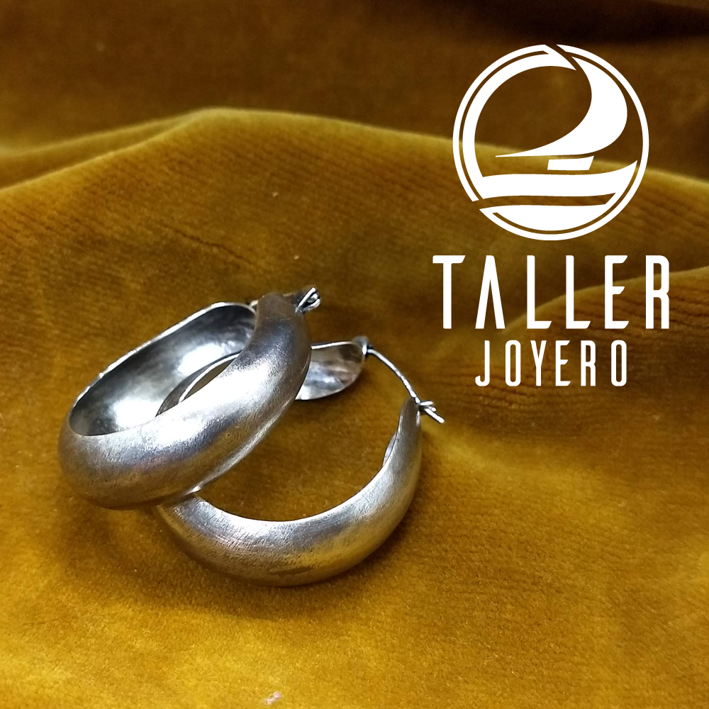 Aros Bote De Plata 01 -003 tallerjoyero.cl