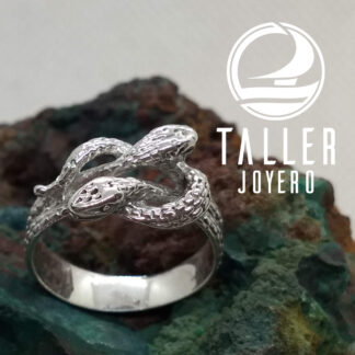 Anillo Diseño Serpiente 01 -005 tallerjoyero.cl