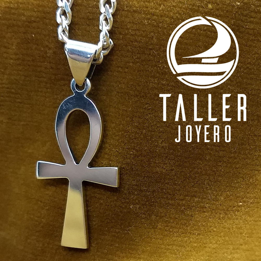 Colgante Cruz Ank 02 -003 tallerjoyero.cl
