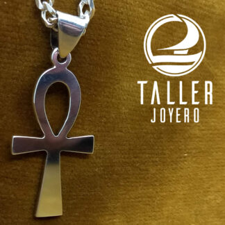 Colgante Cruz Ank 02 -004 tallerjoyero.cl