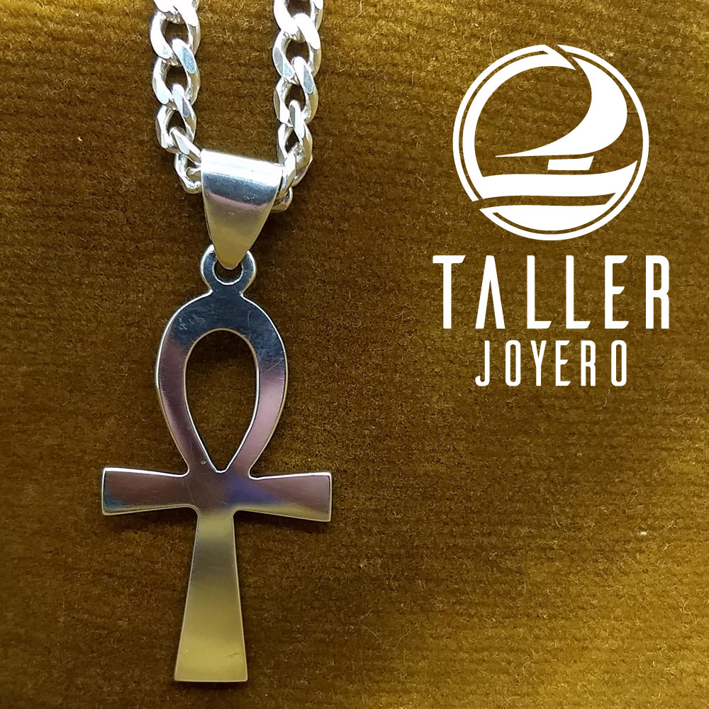 Colgante Cruz Ank 02 -005 tallerjoyero.cl
