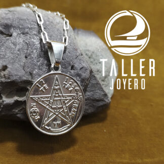 Medalla Tetragrámaton 01 -004 tallerjoyero.cl