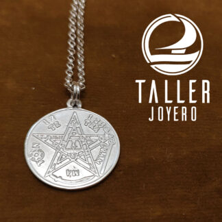 Medalla Tetragrámaton 01 -004 tallerjoyero.cl