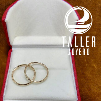 Ilusiones de Oro Redondas 1,35mm 01 -004 tallerjoyero.cl