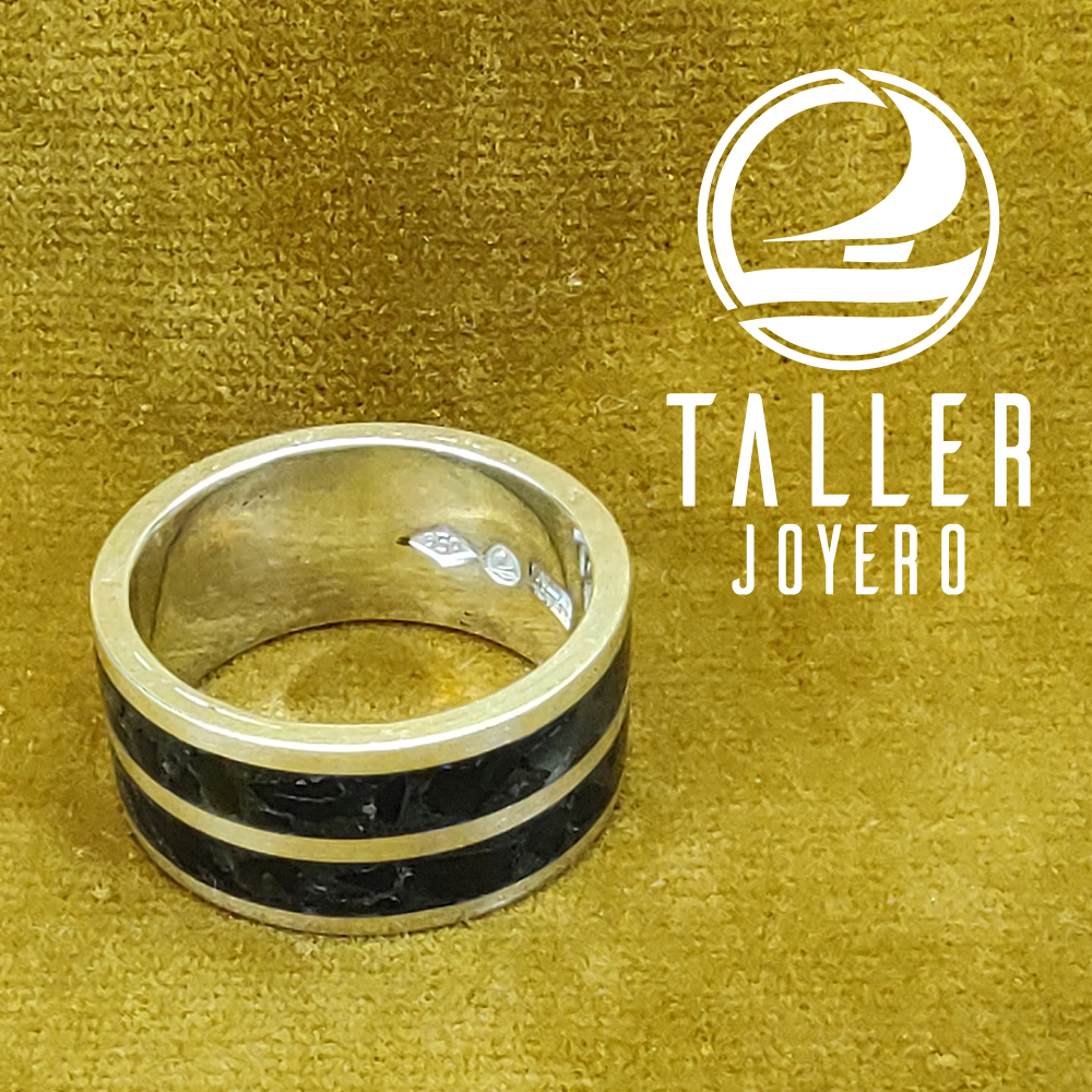 Anillo Grande con Onix 01 -003 tallerjoyero.cl