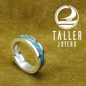 Anillo hombre crisocola 001