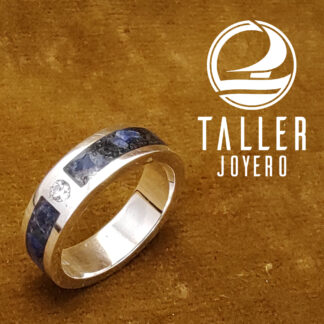 Anillo Lapislasuli Engaste 01 -002 tallerjoyero.cl