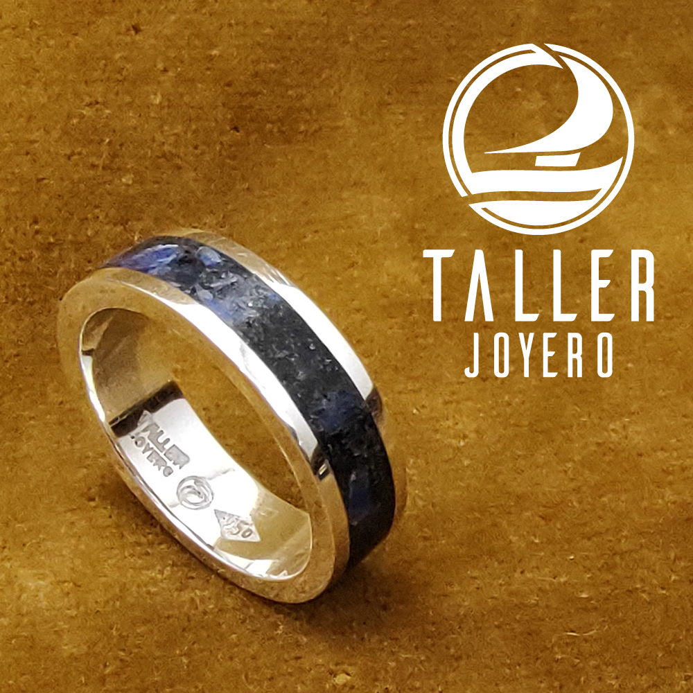 Anillo Lapislasuli Engaste 01 -005 tallerjoyero.cl