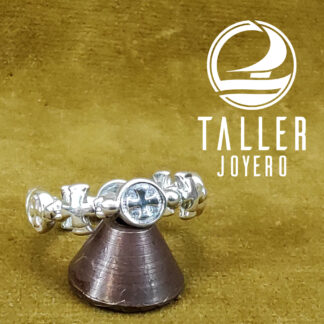 Anillo Diseño Cruz 02 -003 tallerjoyero.cl