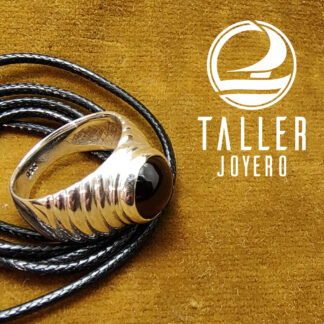 Anillo Diseño Cabujon 01 -005 tallerjoyero.cl