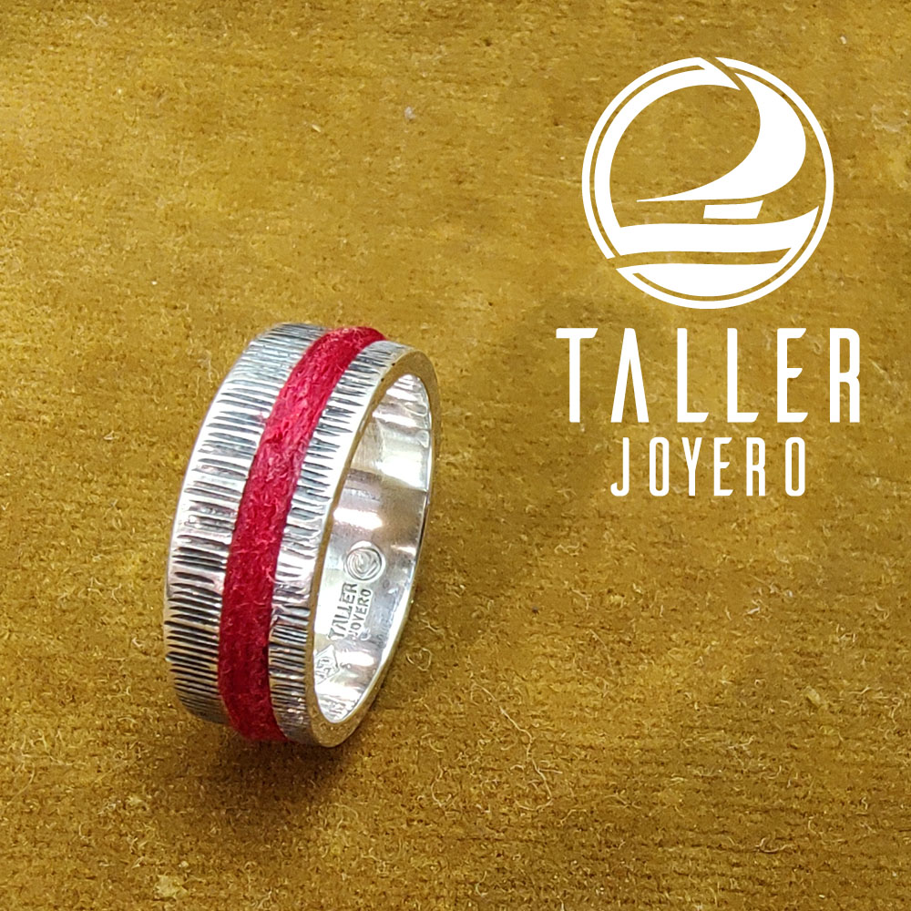 Anillo Diseño Hilo 01 -002 tallerjoyero.cl