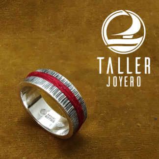 Anillo Diseño Hilo 01 -003 tallerjoyero.cl
