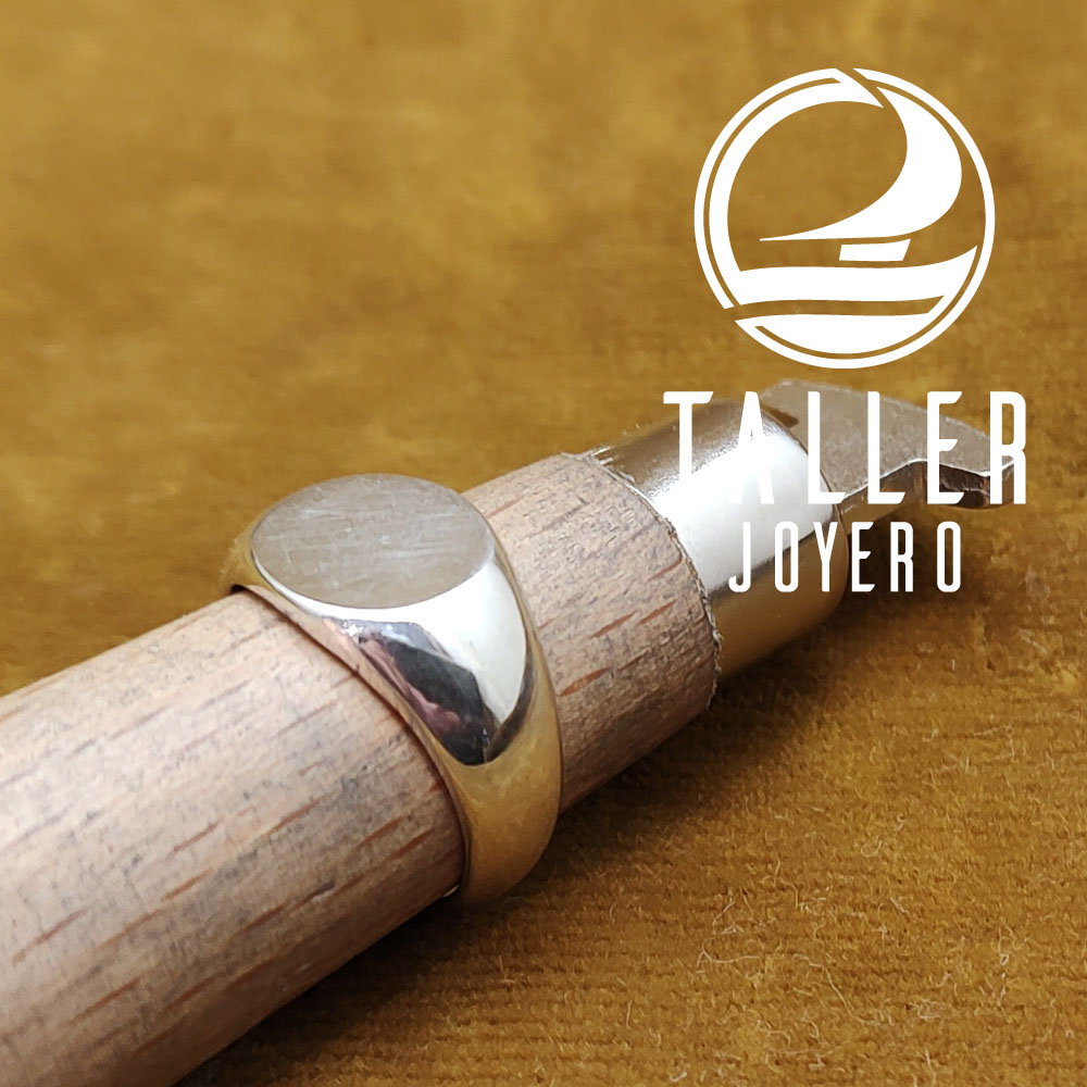 Anillo Sello redondo 01 -001 tallerjoyero.cl