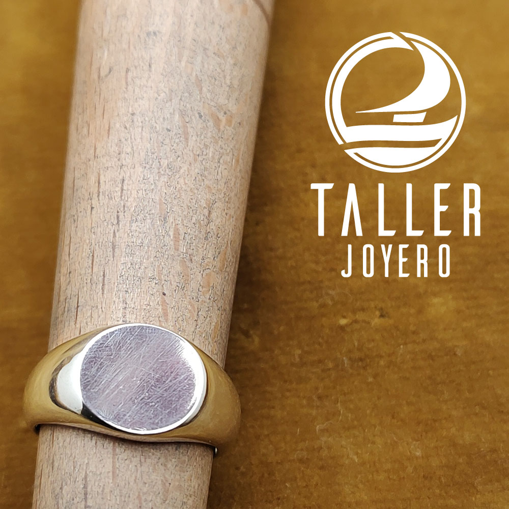 Anillo Sello redondo 01 -002 tallerjoyero.cl