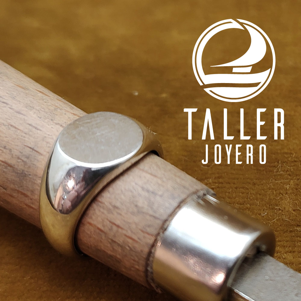 Anillo Sello redondo 01 -004 tallerjoyero.cl