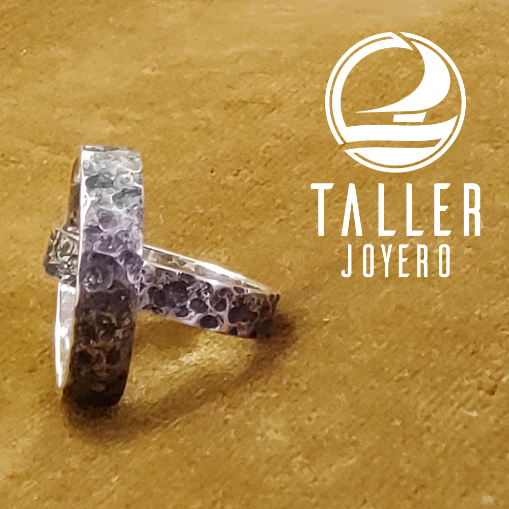 Argollas Plata Diseño 05 -003 tallerjoyero.cl