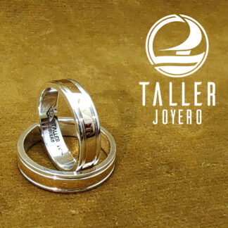 Argollas Plata Oro 01 -001 tallerjoyero.cl