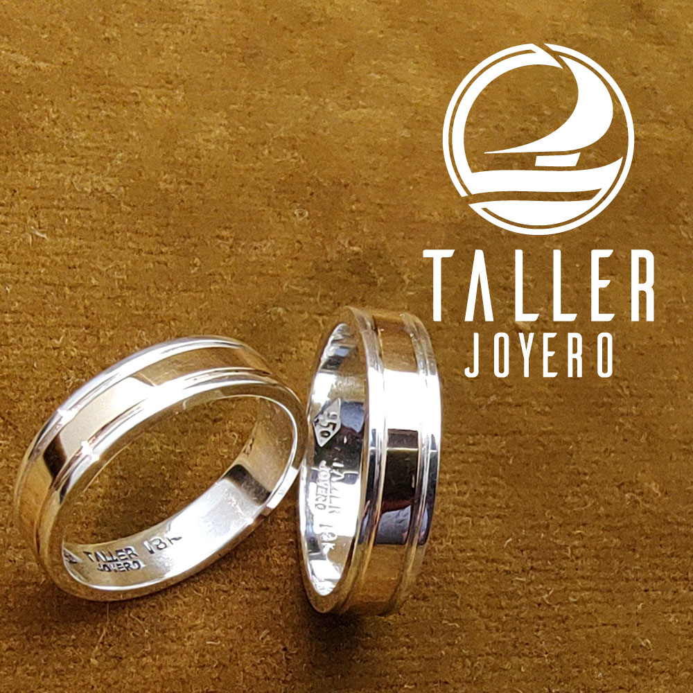 Argollas Plata Oro 01 -004 tallerjoyero.cl