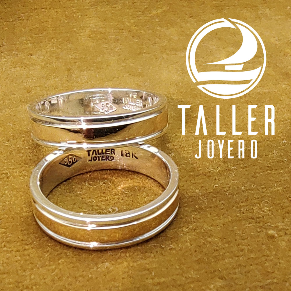 Argollas Plata Oro 01 -005 tallerjoyero.cl