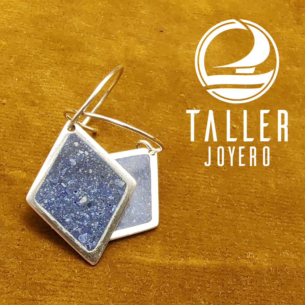 Aros Plata Rombo 01 -002 tallerjoyero.cl
