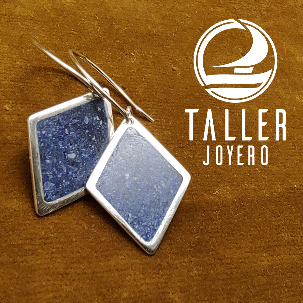 Aros Plata Rombo 01 -004 tallerjoyero.cl