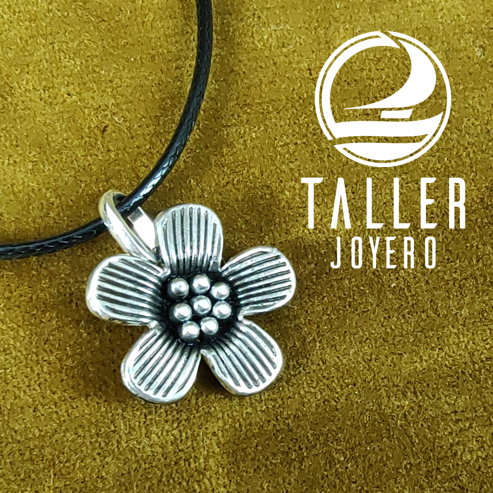 Colgante Flor 01 -001 tallerjoyero.cl