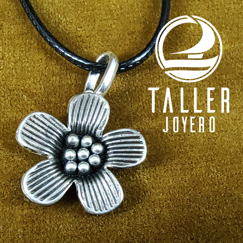 Colgante Flor 01 -002 tallerjoyero.cl