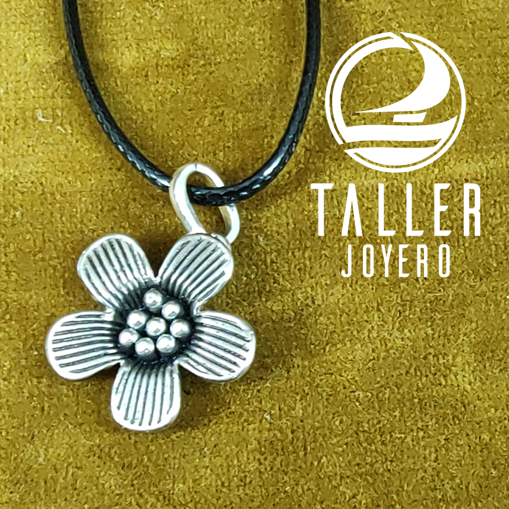 Colgante Flor 01 -003 tallerjoyero.cl