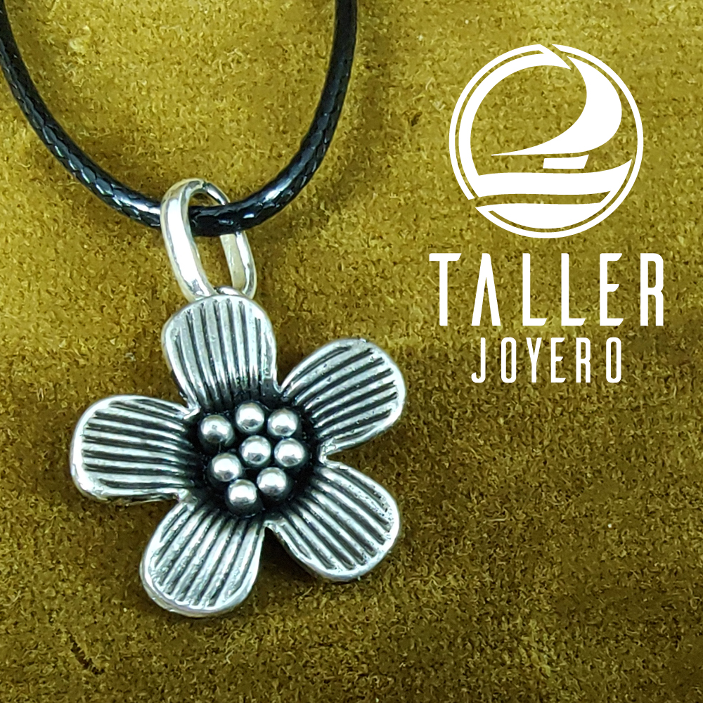 Colgante Flor 01 -004 tallerjoyero.cl