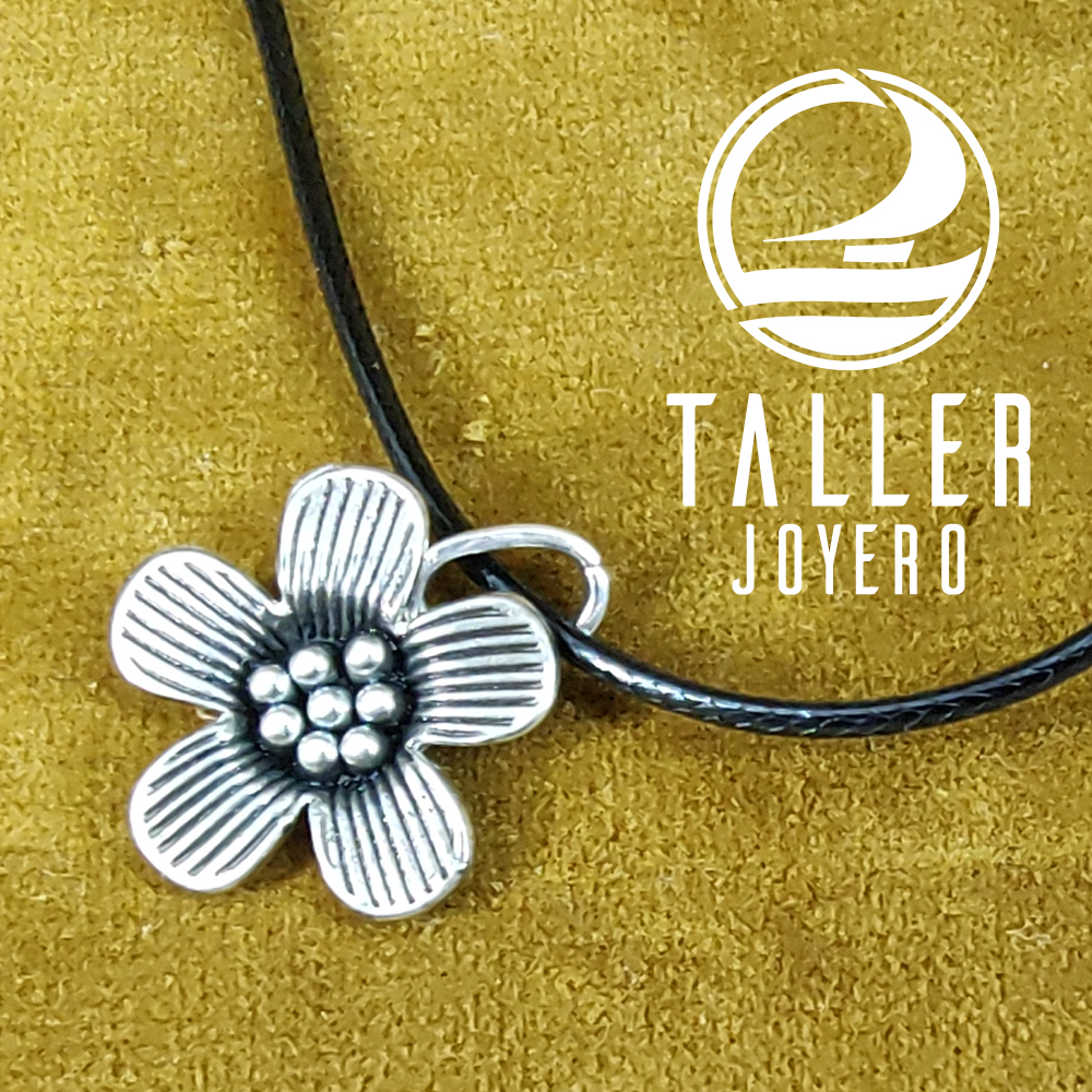 Colgante Flor 01 -005 tallerjoyero.cl