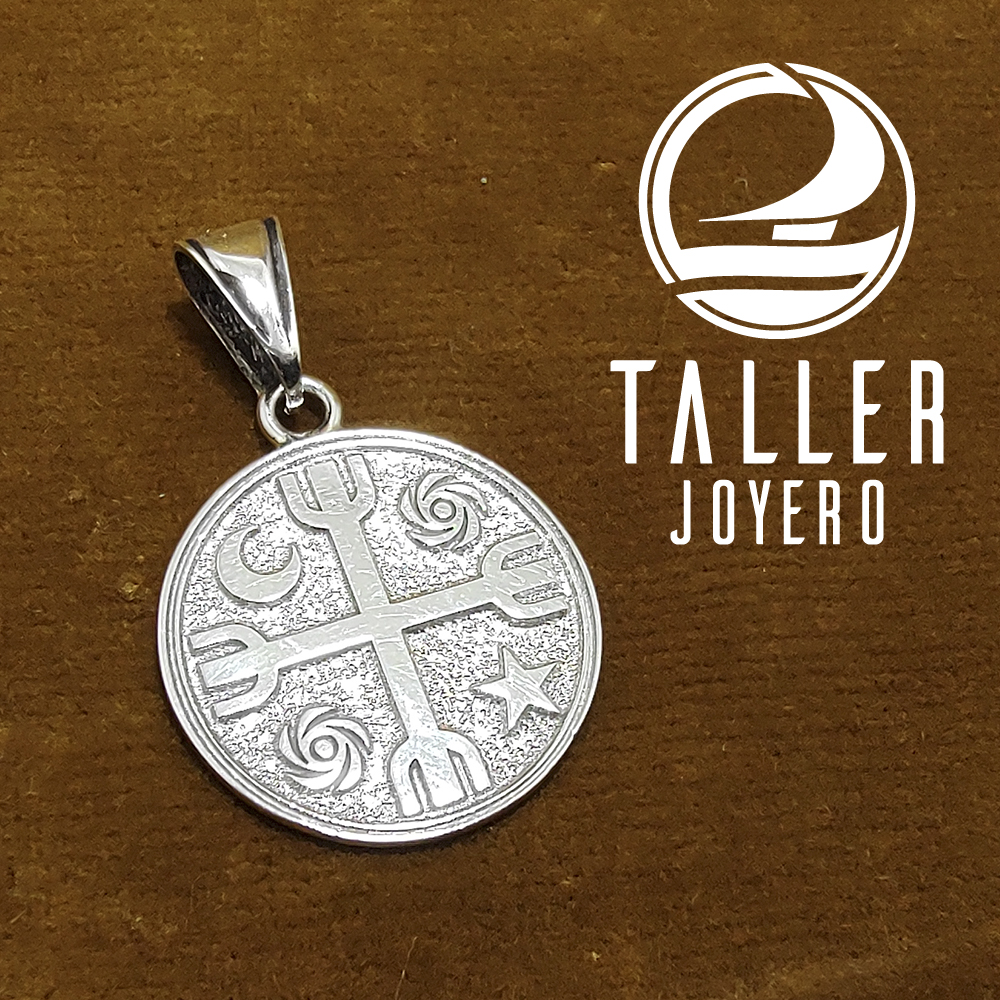 Medalla Meli Witran Mapu 01 -001 tallerjoyero.cl