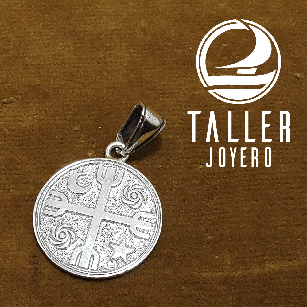 Medalla Meli Witran Mapu 01 -002 tallerjoyero.cl
