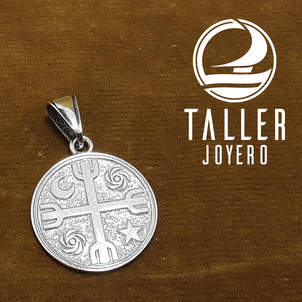 Medalla Meli Witran Mapu 01 -003 tallerjoyero.cl