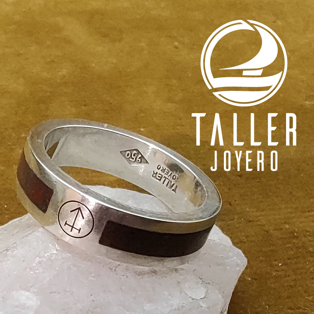 Anillo Jaspe rojo runa 001-003