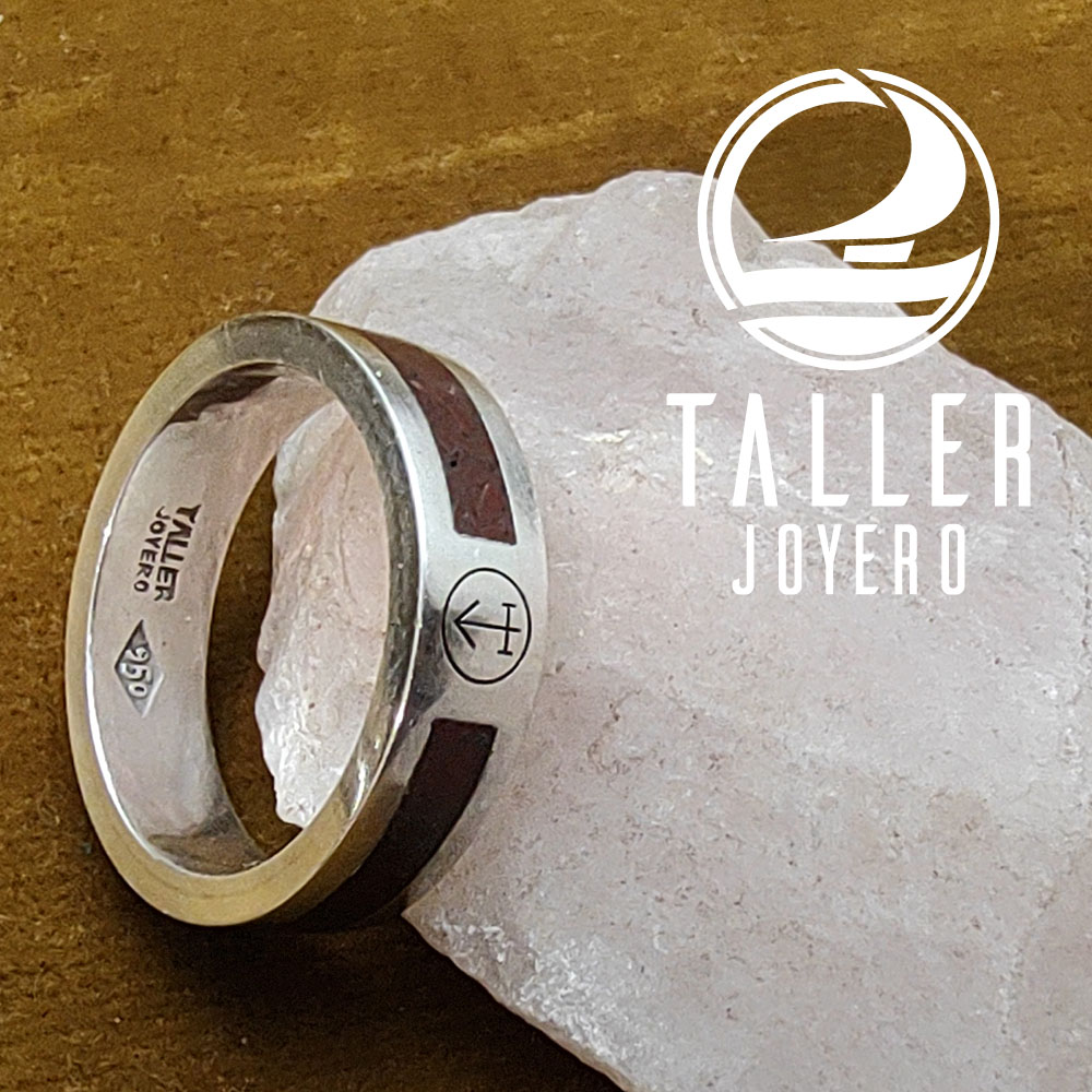 Anillo Jaspe rojo runa 001-005