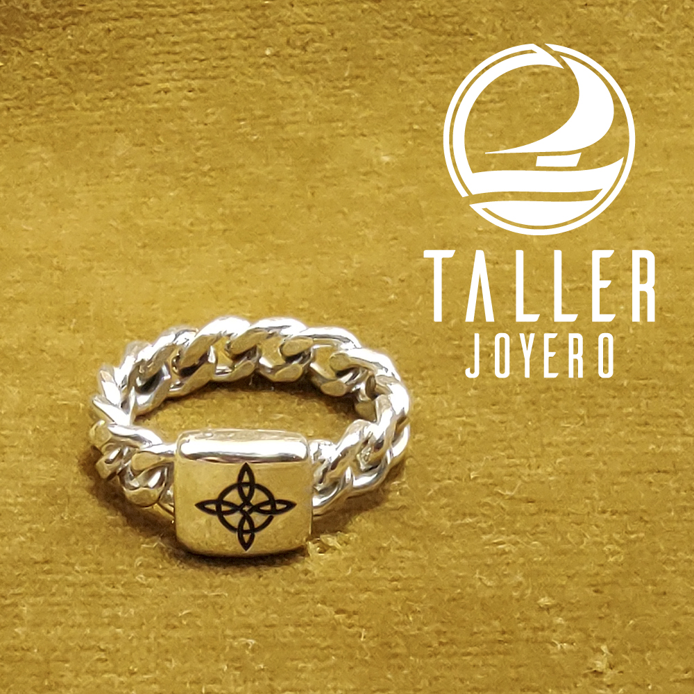 Anillo Sello Diseño 03 -001 tallerjoyero