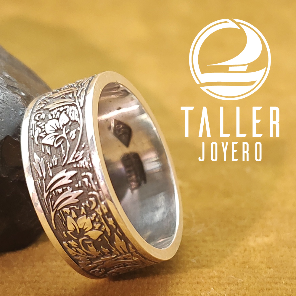 Anillo Celta Naturaleza 01 -002 tallerjoyero.cl