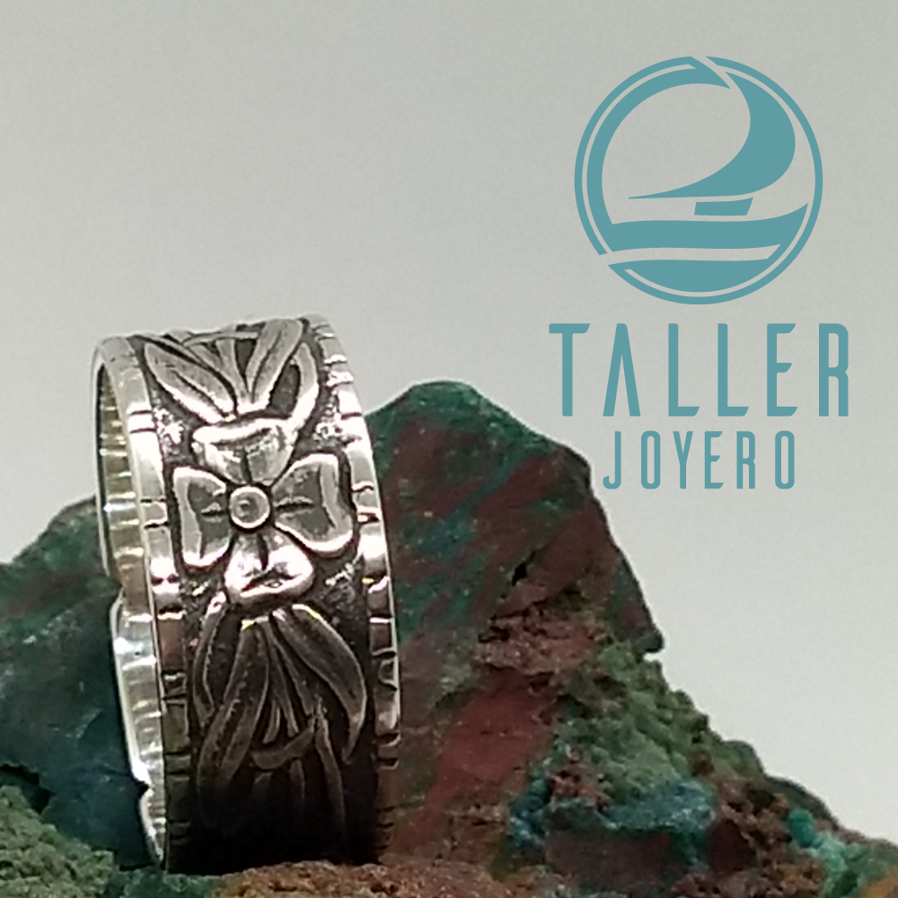 Anillo Celta Naturaleza 02 -002 tallerjoyero.cl