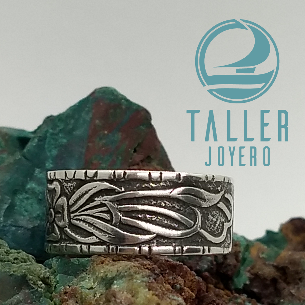 Anillo Celta Naturaleza 02 -004 tallerjoyero.cl