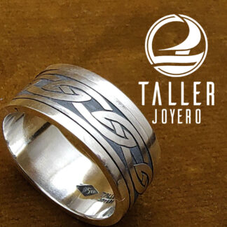 Anillo Celta Relajacion 01 -005 tallerjoyero.cl