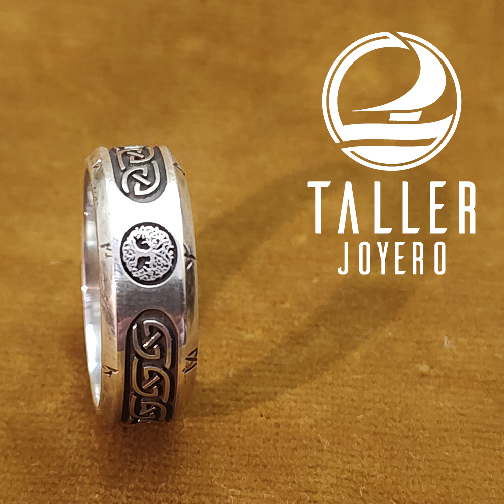 Anillo Diseño Celta 01 -001 tallerjoyero.cl